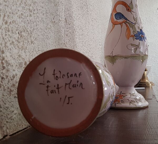 Duo de faience