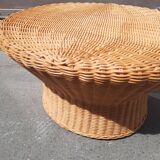 Rattan coffee table