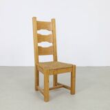 4x Dining Chair Brutalist, 1970s