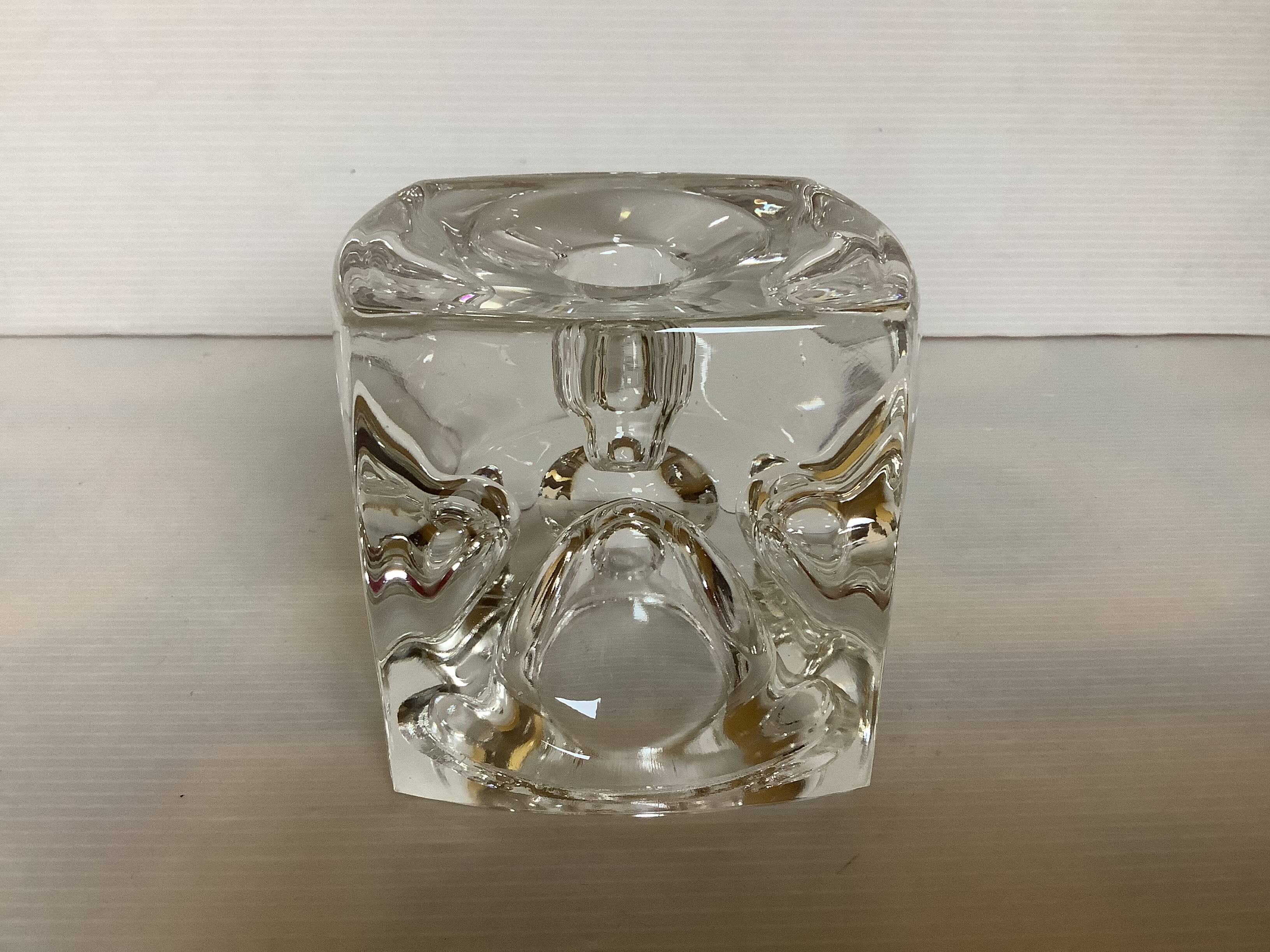 Large candle holder here cube Rudolf Jurnikl Rudolfova