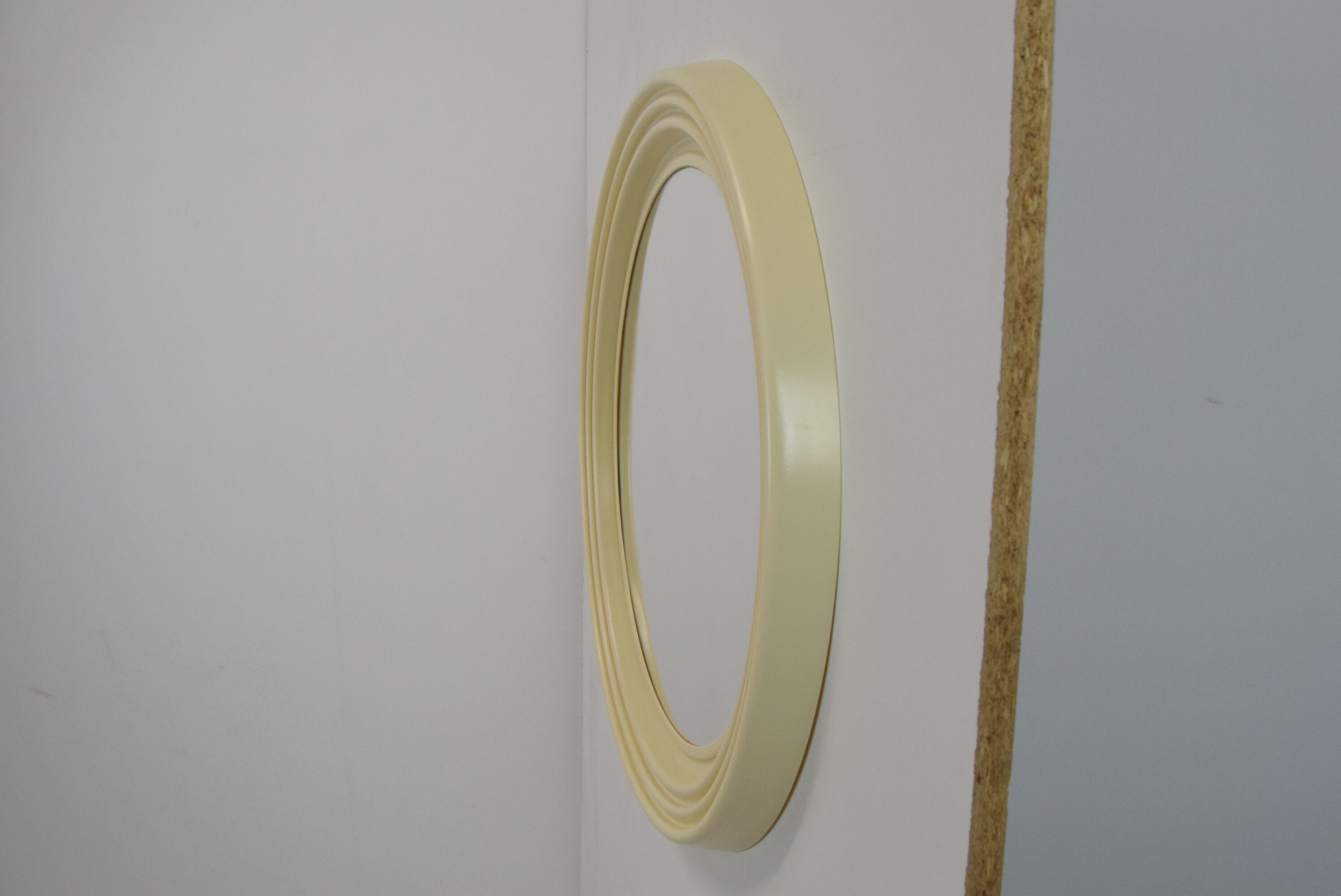 Mid-century wall round mirror,1960's.