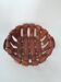 Woven ceramic cup imitating leather