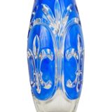 Vase en cristal fleur de lys