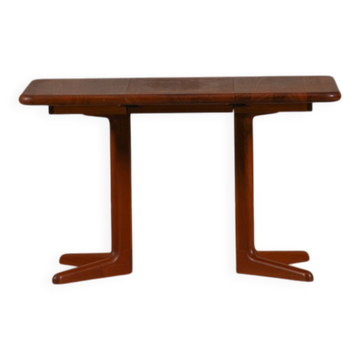 Vintage Morten dining table in teak by Niels Koefoed for Hornslet Mobelfabrik, Denmark 1970s