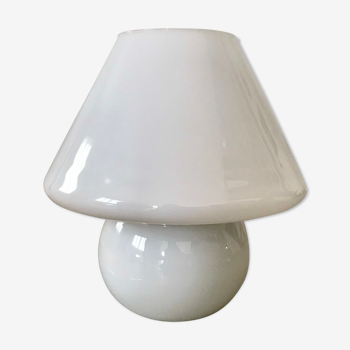 Lampe champignon en verre