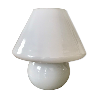 Glass mushroom lamp