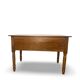Italian pine wood centre writing desk from the 1960s, a reproduction o
