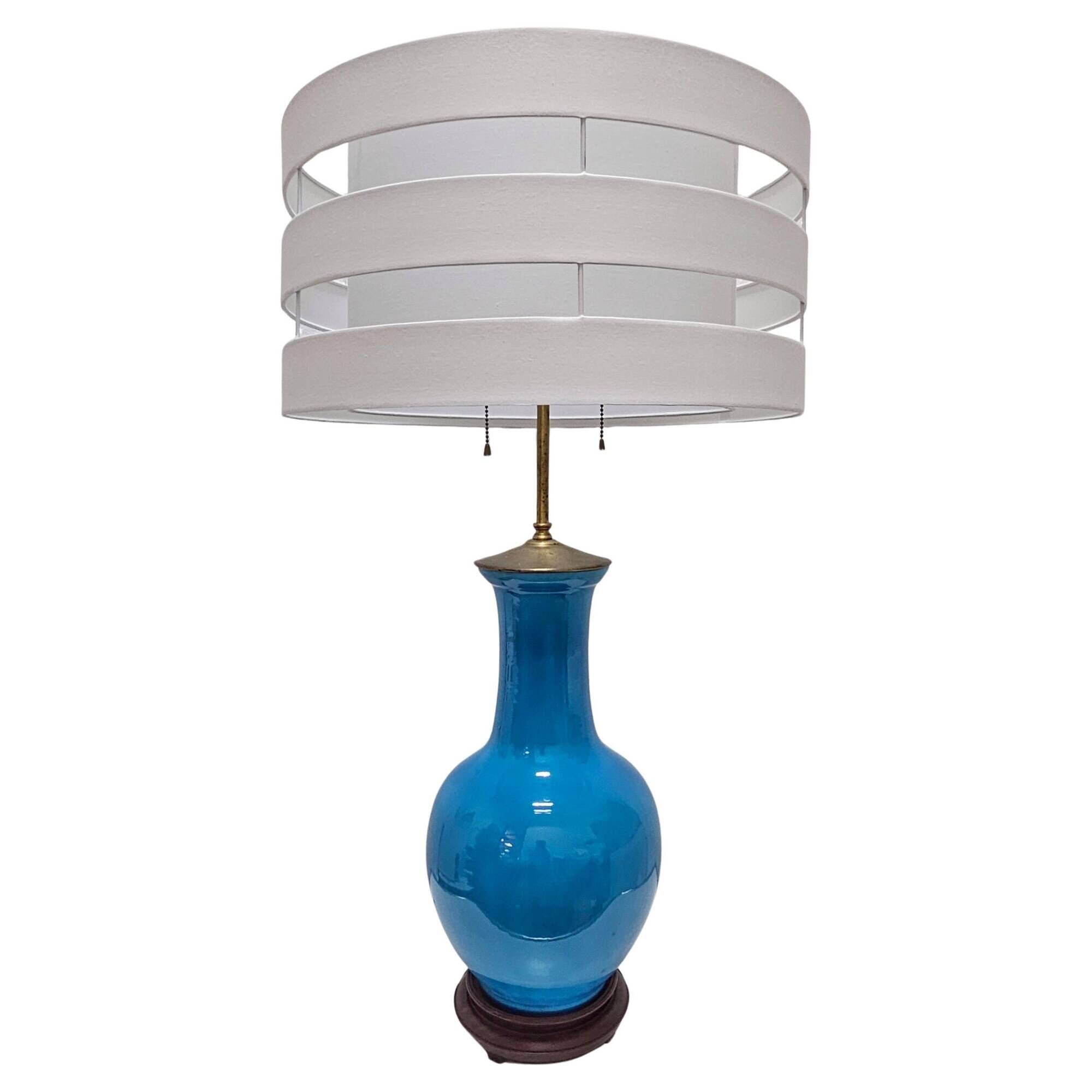 Mid-Century ceramic table lamp by Warren Kessler, 1950s.