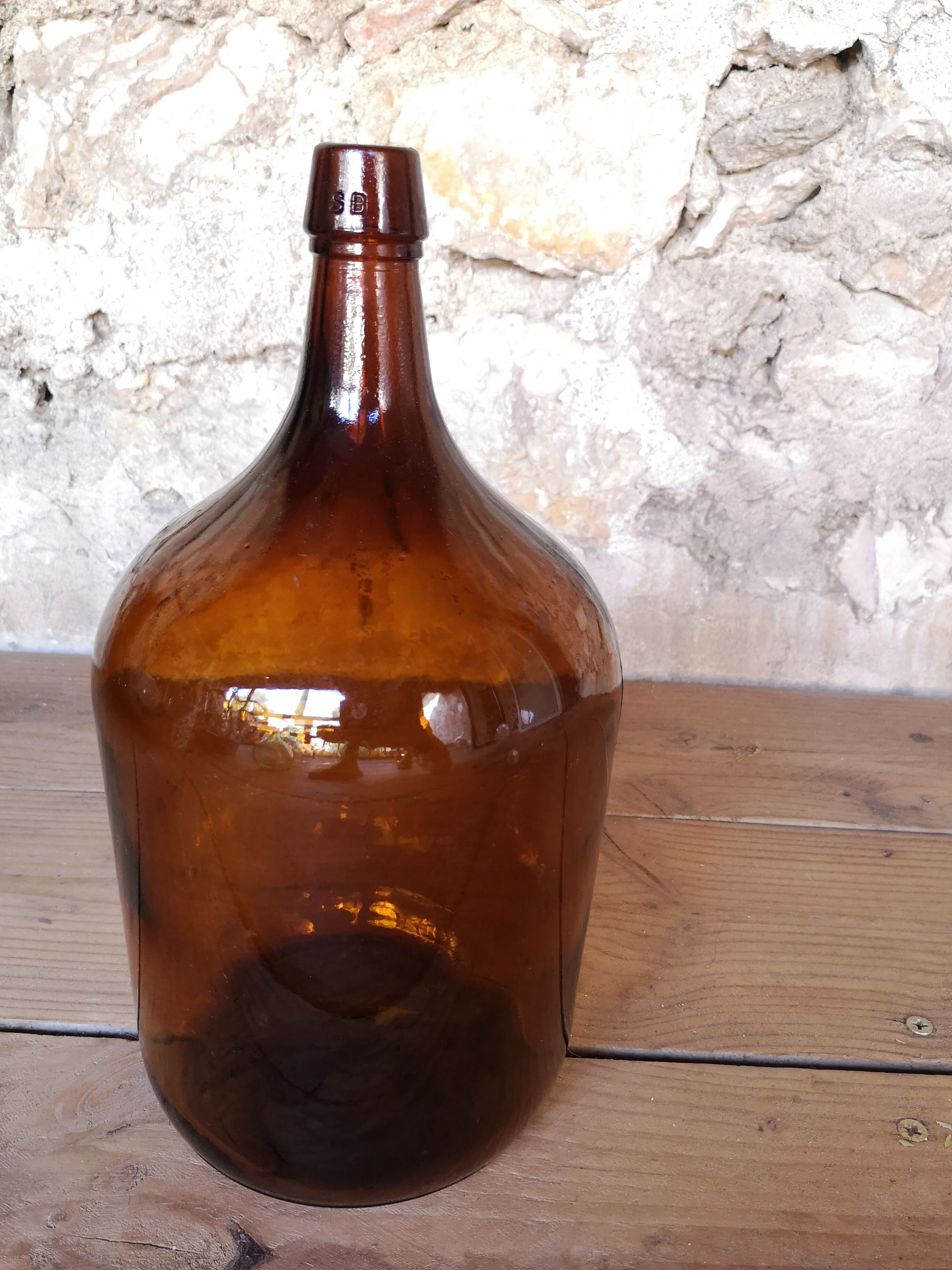 Demijohn 6L amber