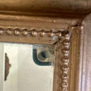 Large 19th century gilded mirror