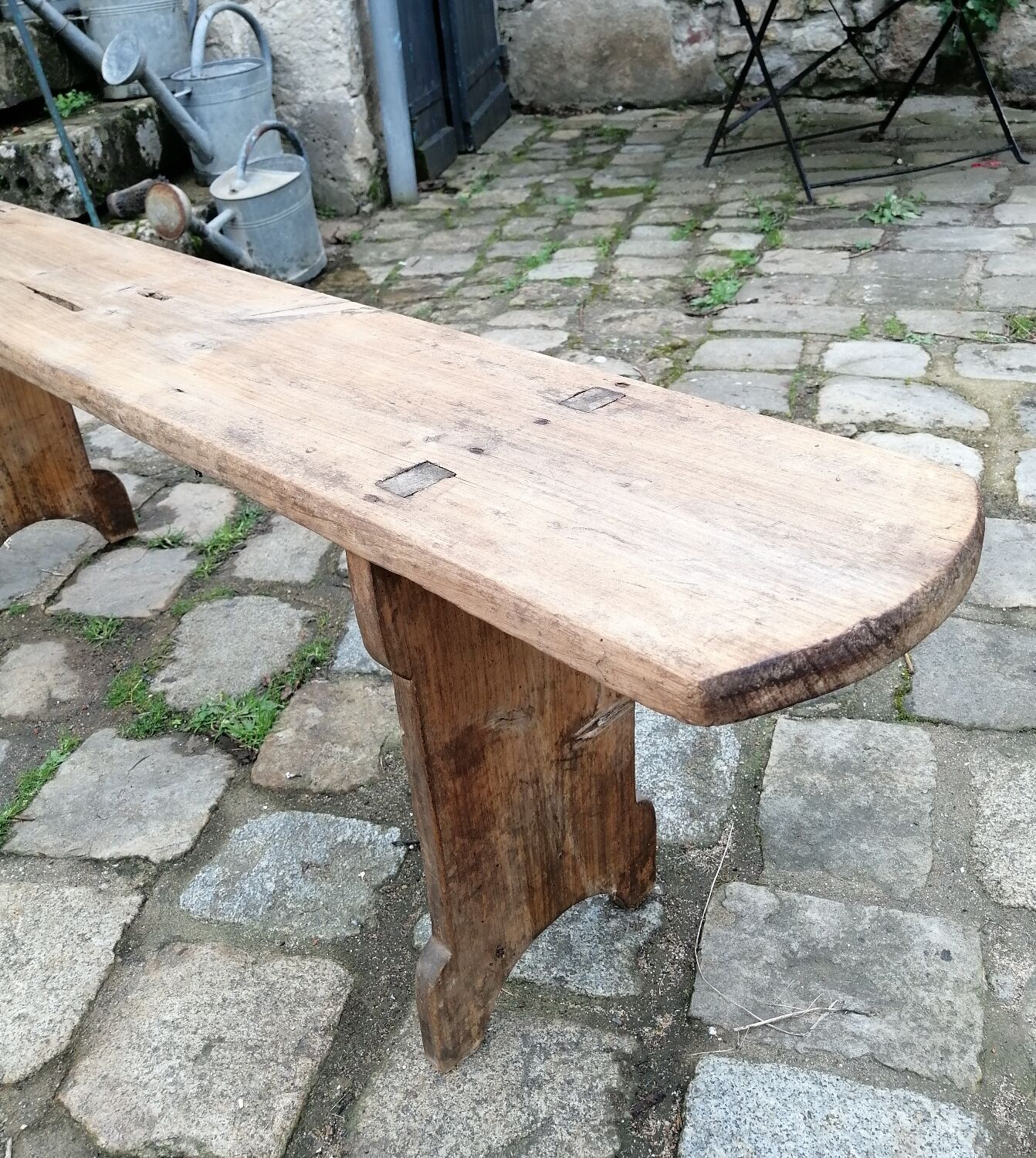 Antique wooden bench
