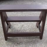 Old market foot stool wood