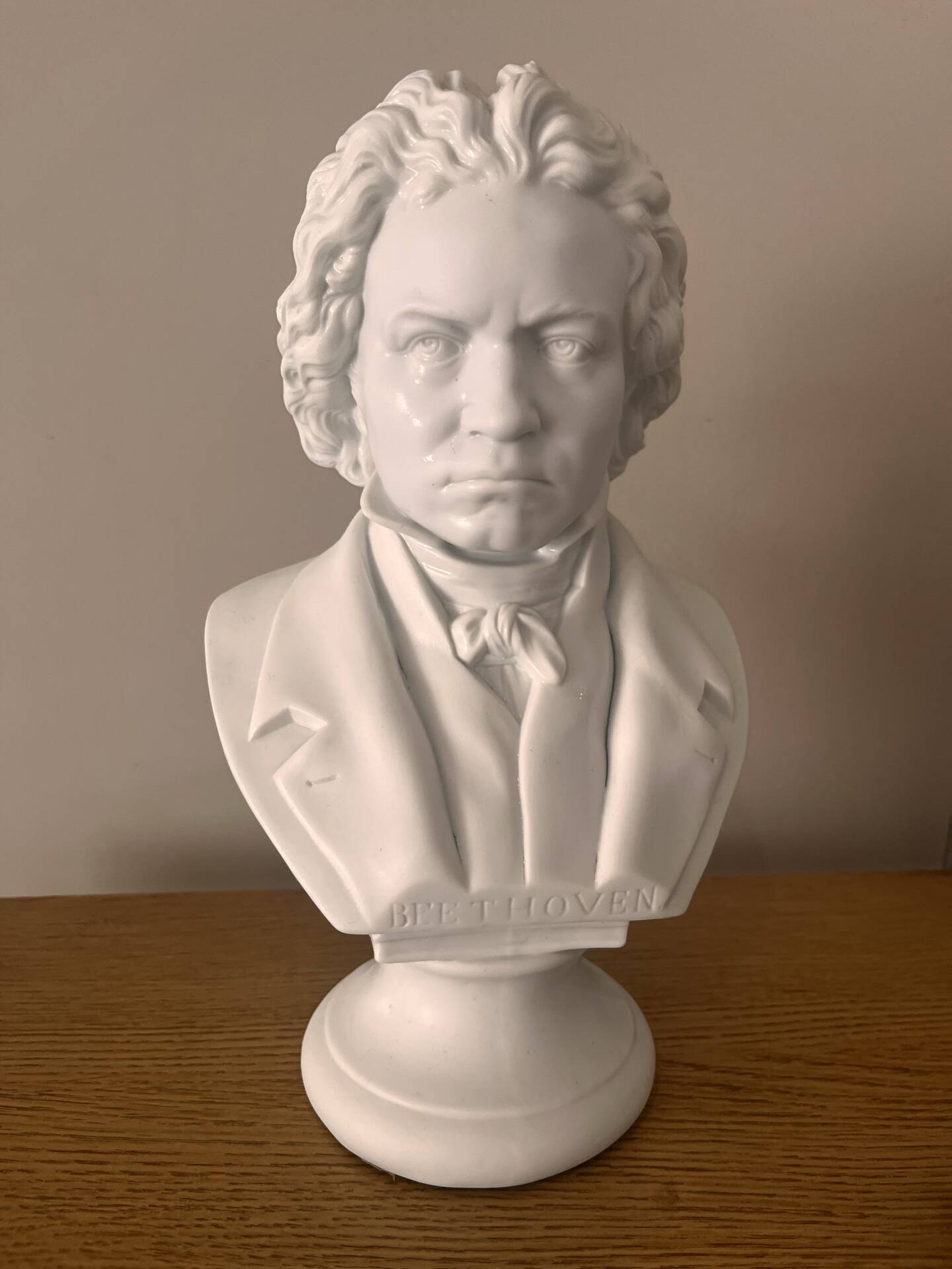 Beethoven bust in porcelain