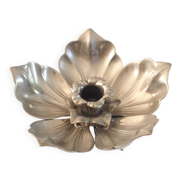Bougeoir cendrier fleur S. Agudo
