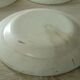 Assiettes en faience fine de forges les eaux decor a l'eponge fin 19 eme