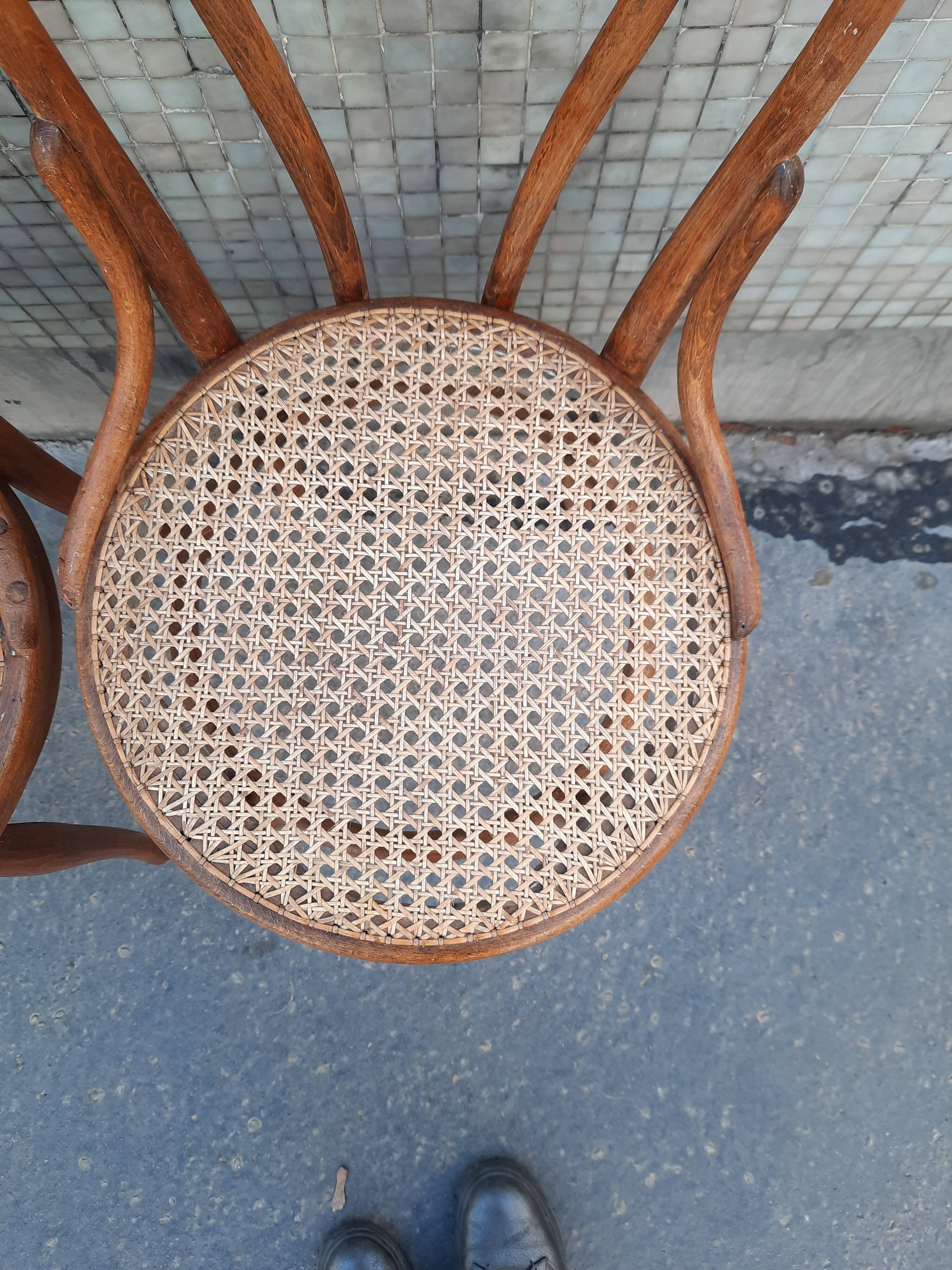 Paire de chaises bistrot Thonet