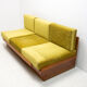 mid century sofabed in walnut by jindrich halabala for up zavody, 1950´s