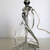 Pied de lampe en cristal