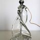 Crystal lamp foot
