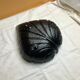 Black glass sheet shaped tidy