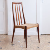 Scandinavian teak chair and rope