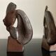 Set of two ceramic fish sculptures, 1960s
