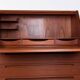 Danish Teak Secretary Desk by Kai Kristiansen for HJN Mobler 1960.