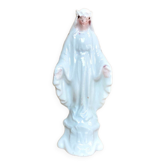 Porcelain Virgin Statuette