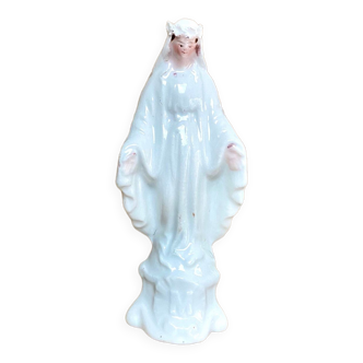 Statuette de la vierge porcelaine