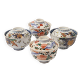 4 bowls with lid Japan