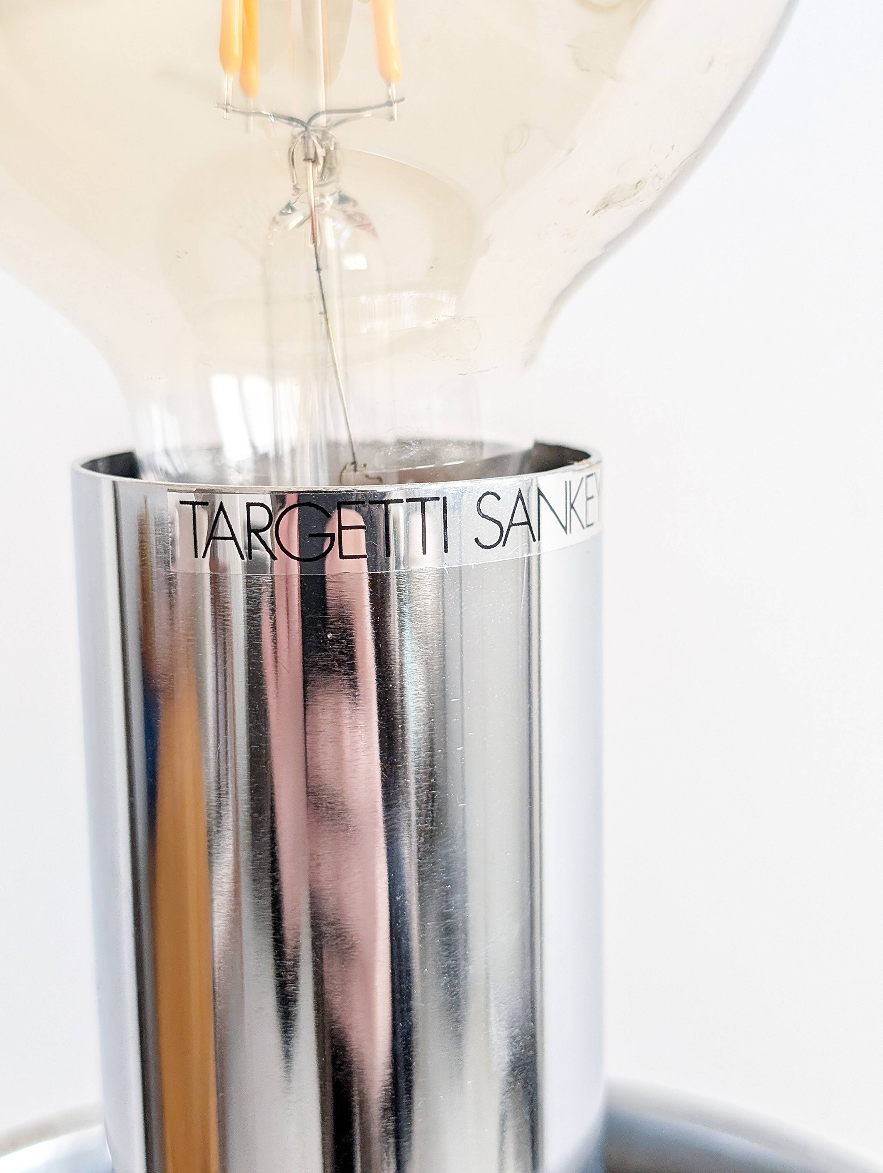 Lampadaire en verre de Murano par Targetti Sankey des années 1970