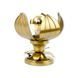 Small Hollywood Regency / Eclectic Flower Table Lamp