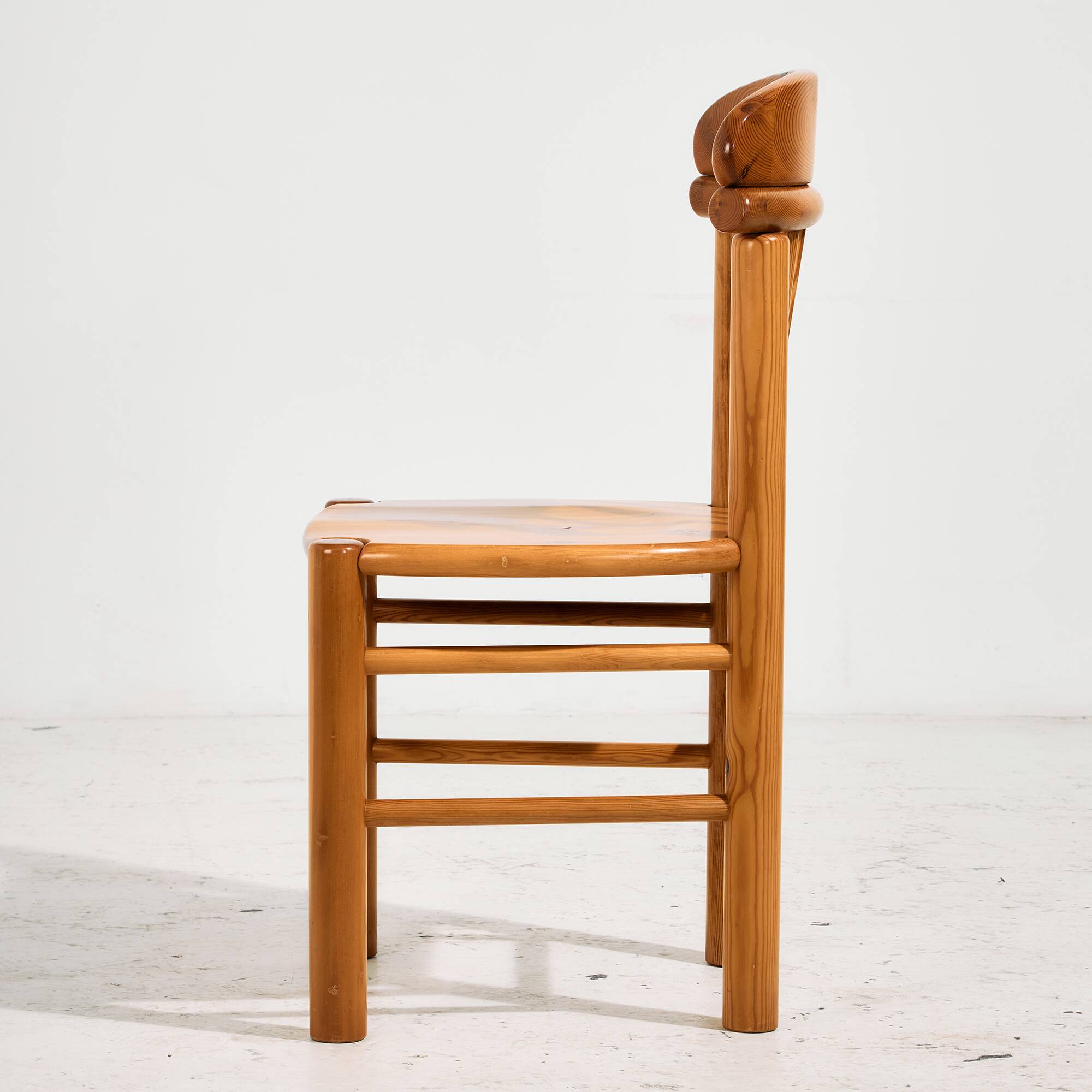Pine dining chair by Rainer Daumiller, Set of 6