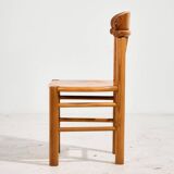 Pine dining chair by Rainer Daumiller, Set of 6