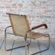 Fauteuil Bauhaus tchèque en chrome attribué à M. Breuer pour Thonet, années 1920.