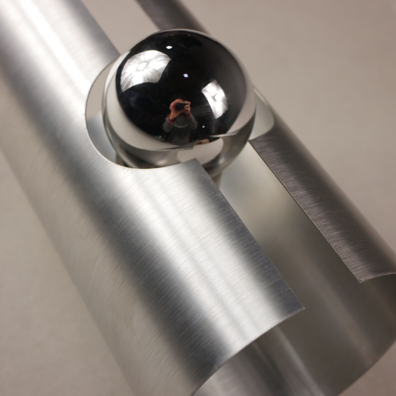 Chrome wall lamp 70s