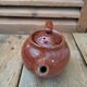 Vintage antique brown porcelain teapot