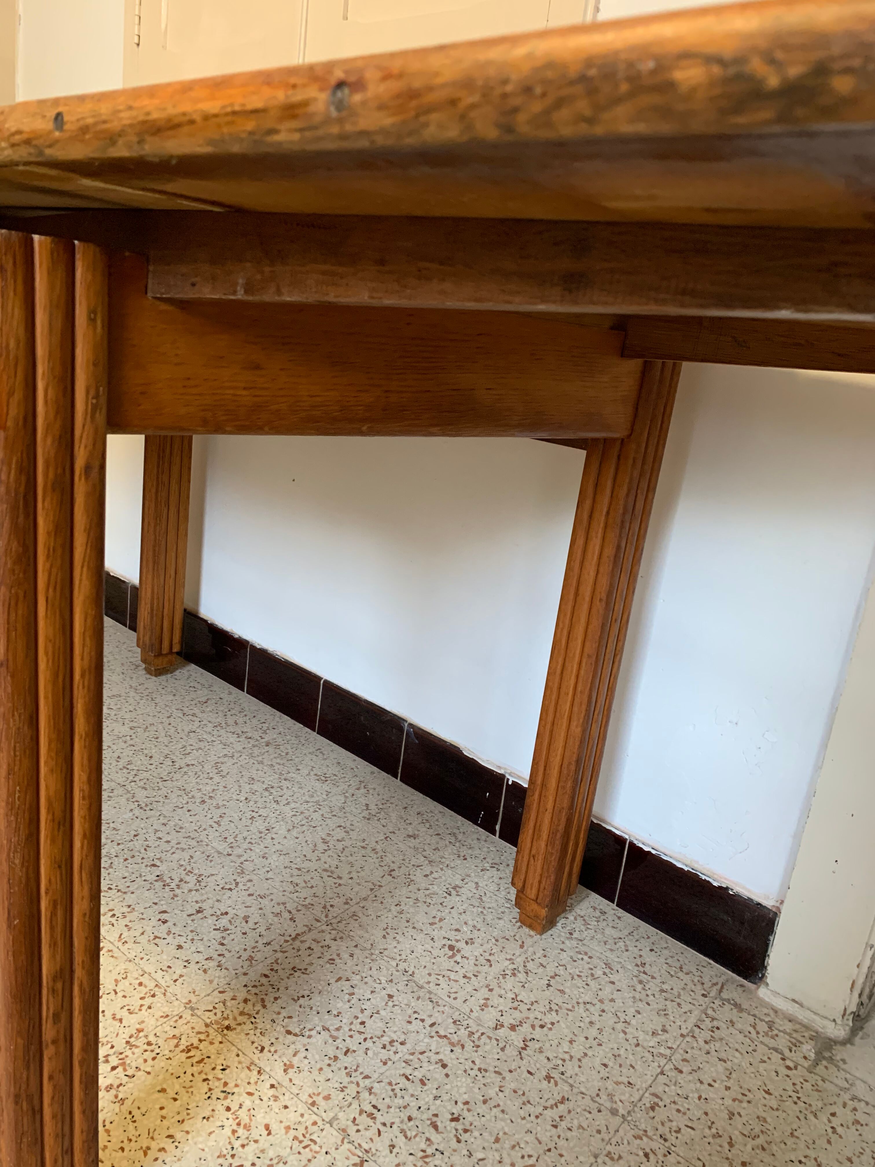 Living table wooden extension vintage