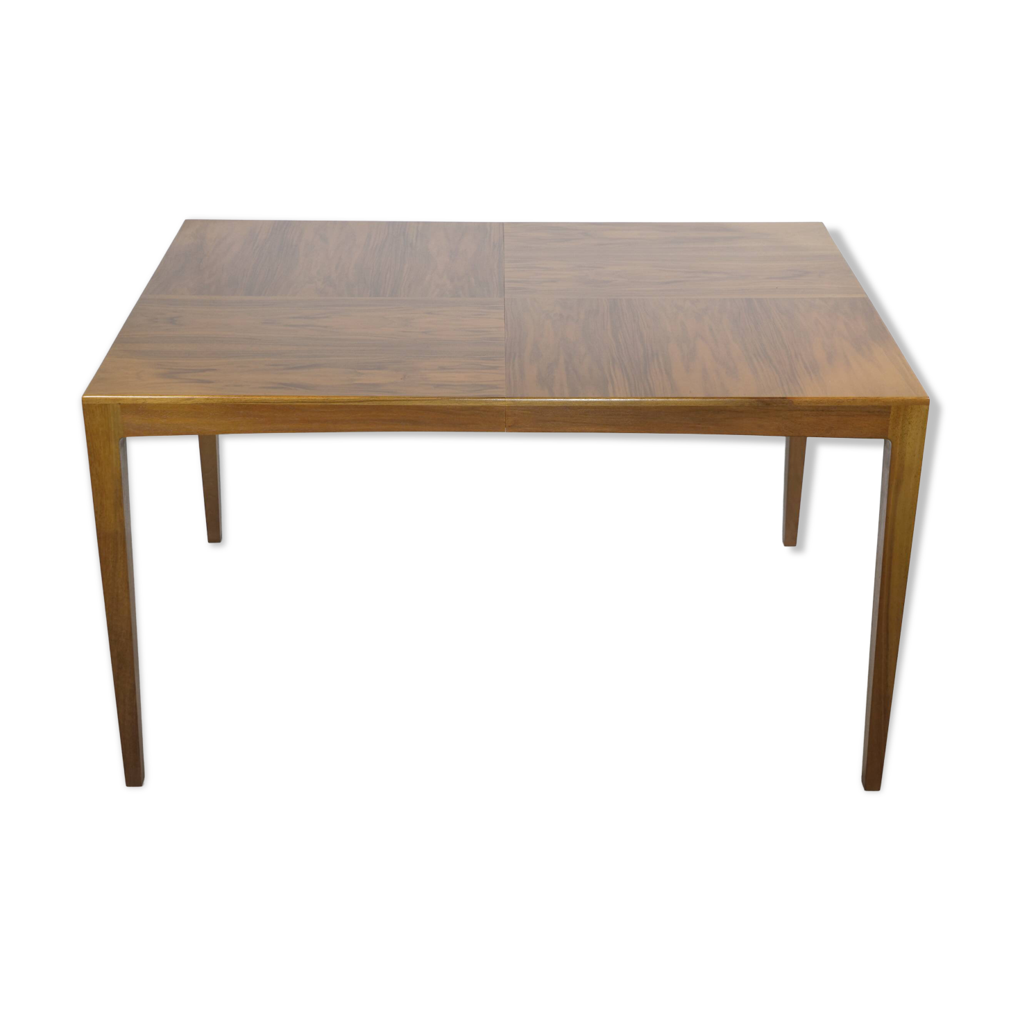 Extendable Walnut Dining Table by Hartmut Lohmeyer for Wilkhahn, 1960s