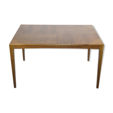 Extendable Walnut Dining Table by Hartmut Lohmeyer for Wilkhahn, 1960s