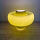 Mid-century design green glass Swedish table lamp, 1970s