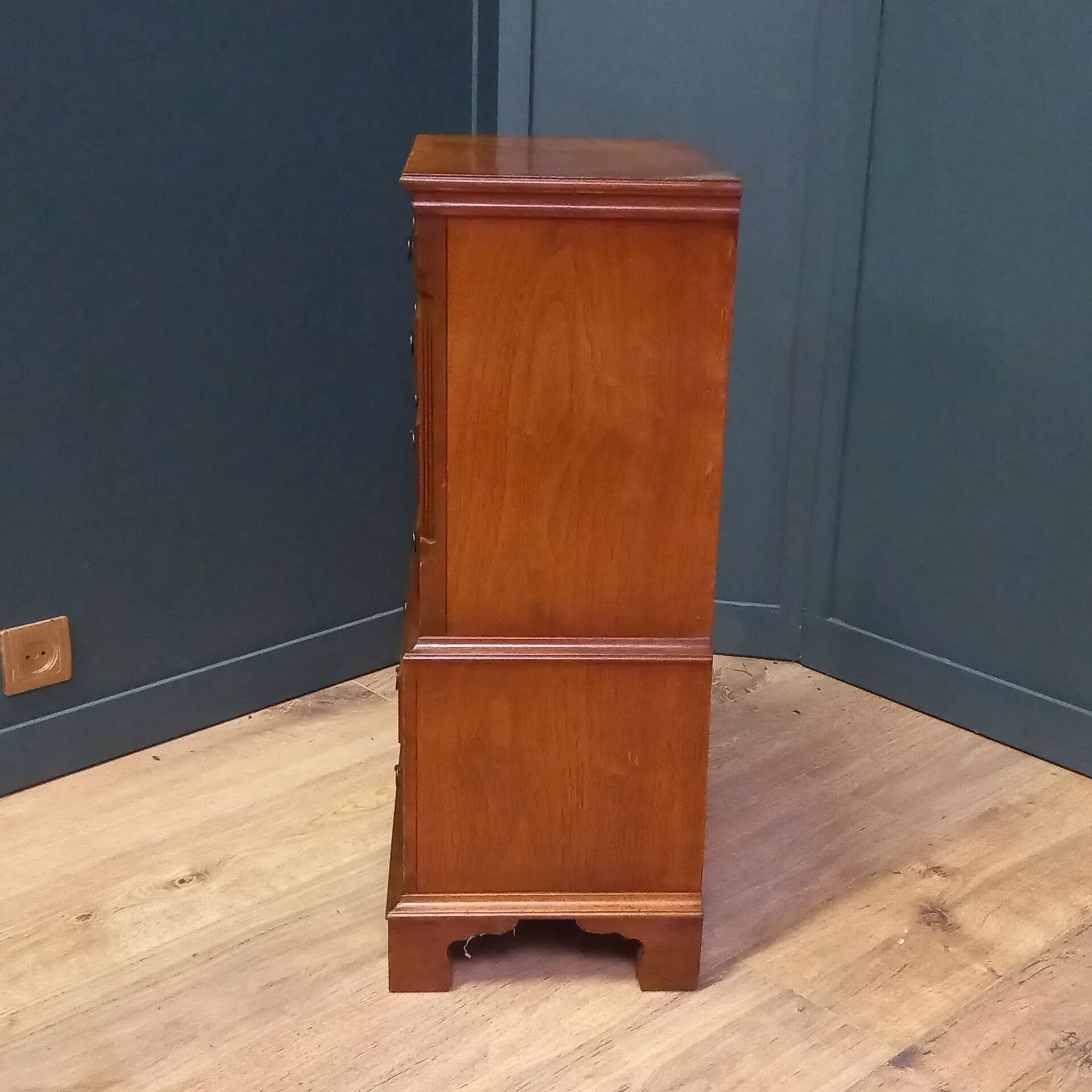 Reprodux tallboy chest on chest dresser - dresser