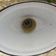 Antique cast iron and enamel wall lamp from the 1930s