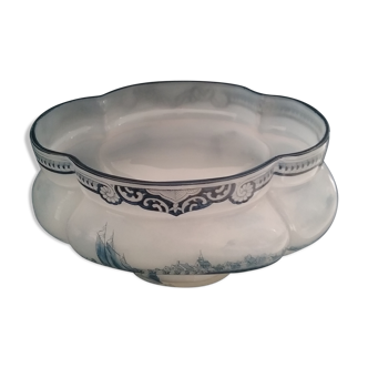 Opaline planter François-Théodore Legras - Delft designs - France 1890-1919