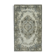 Tapis tissé à la main unique oriental années 1980 160 cm x 265 cm tapis bleu
