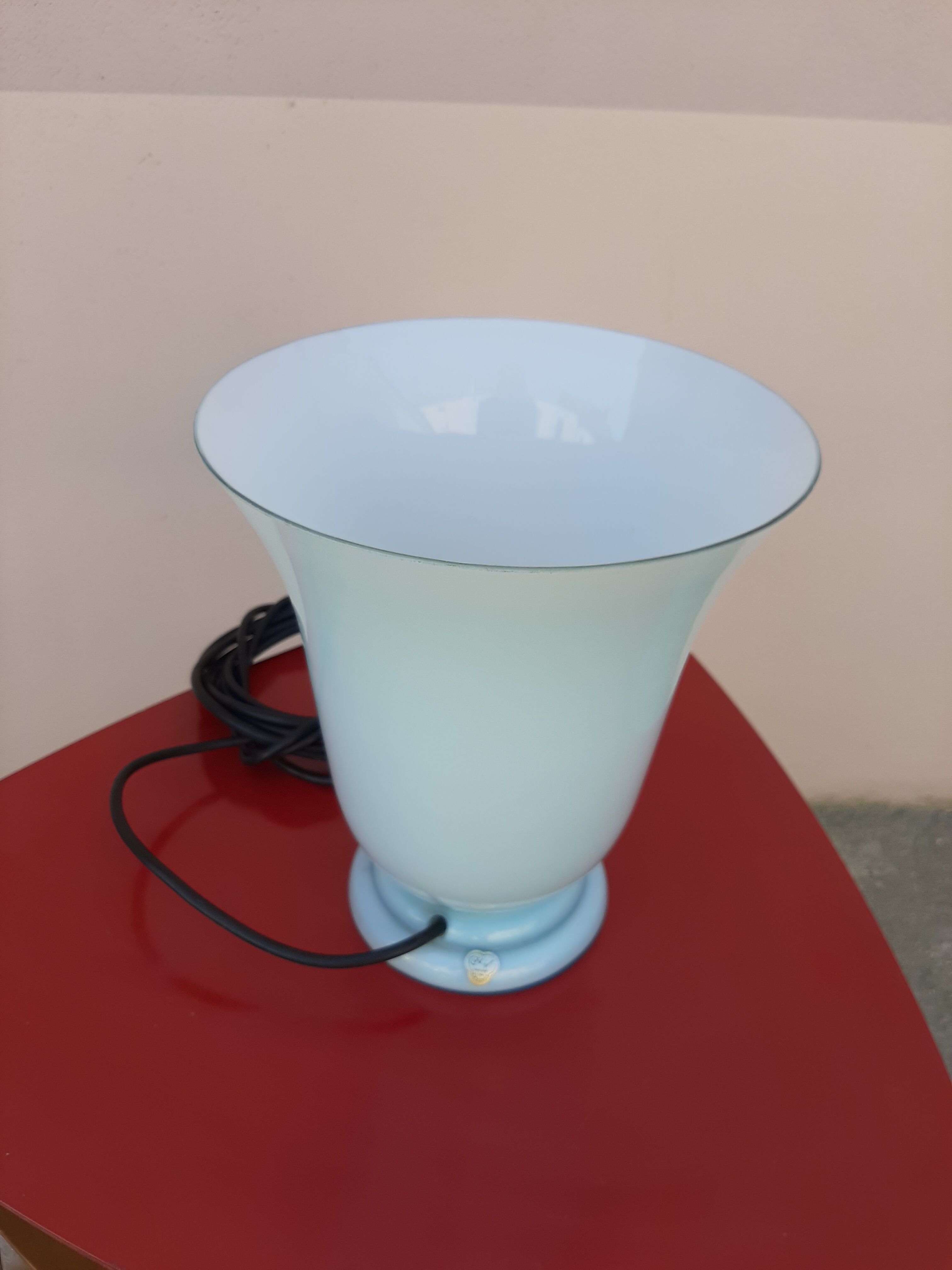 Art deco opaline lamp