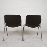 Set of 2 Castelli Dsc Axis 106 chairs by Giancarlo Piretti, 1970s