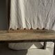 Large vintage wooden coat rack with 6 bamboo effect hooks L79