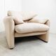 Paire de fauteuils Maralunga par Vico Magistretti pour Cassina, 1973