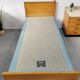 Vintage Scandinavian bed and lamp signed NK 1959